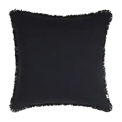 Coussin noir LINEN ( 12'' X 20'') ou (20'' x 20'') coussins  ,disponible chez Literie-Déco et moi 