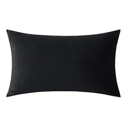 Coussin noir VELVET ( 12'' X 20'') ou ( 18'' X 18'') - Literie - Déco et moi