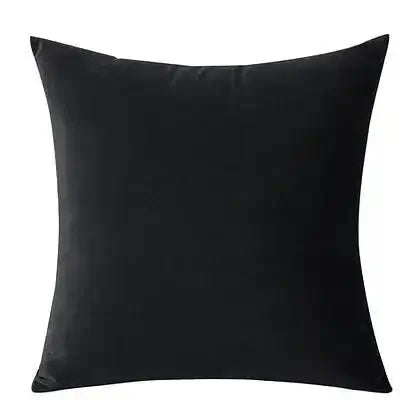 Coussin noir VELVET ( 12'' X 20'') ou ( 18'' X 18'') - Literie - Déco et moi