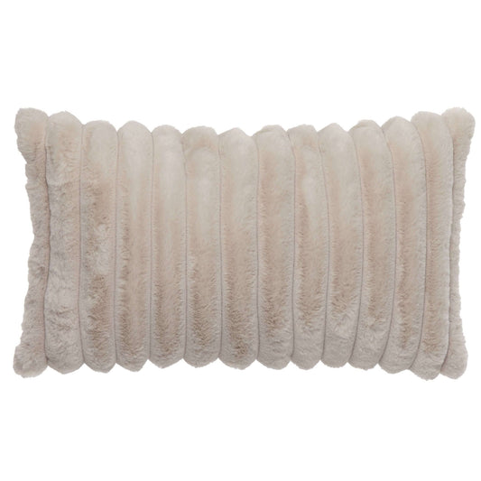 Coussin Raya ( beige )  ( 12'' x 20'') - coussins Gouchee - Literie-Déco et moi 
