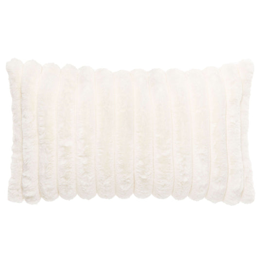 Coussin Raya (Blanc cassé ) ( 12'' x 20'') - Literie - Déco et moi