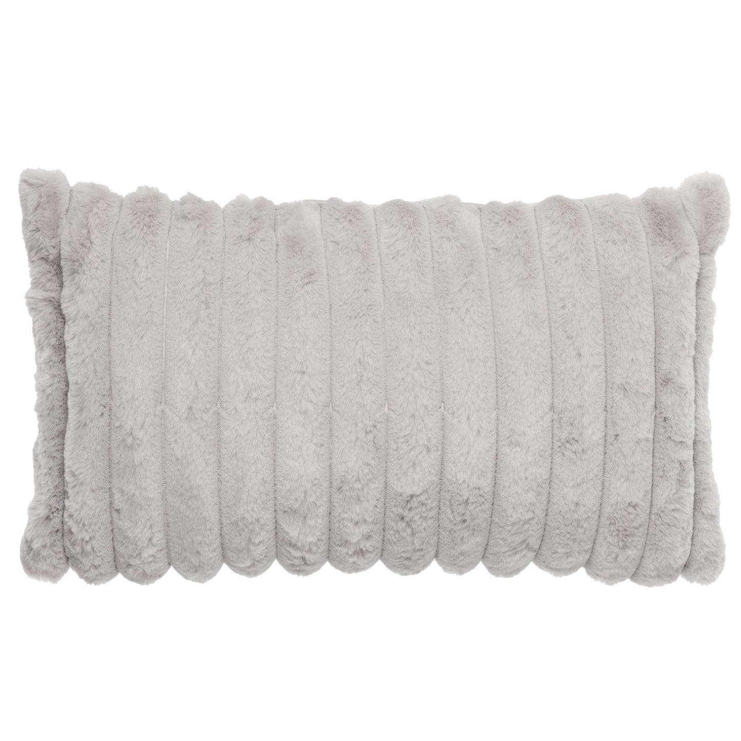 Coussin Raya ( Gris Argent ) ( 12'' x 20'') - Literie - Déco et moi