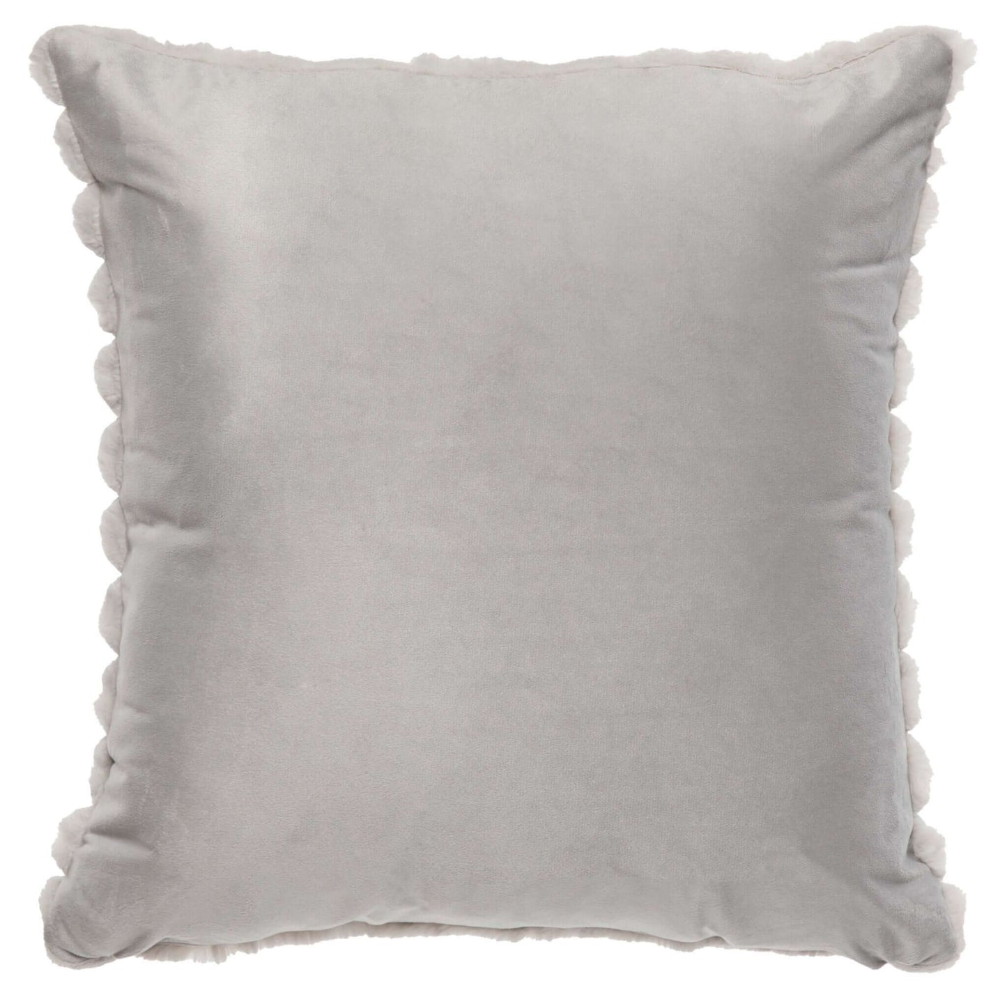 Coussin Raya ( Gris Argent )  ( 18''x 18'') - coussins Gouchee - Literie-Déco et moi 