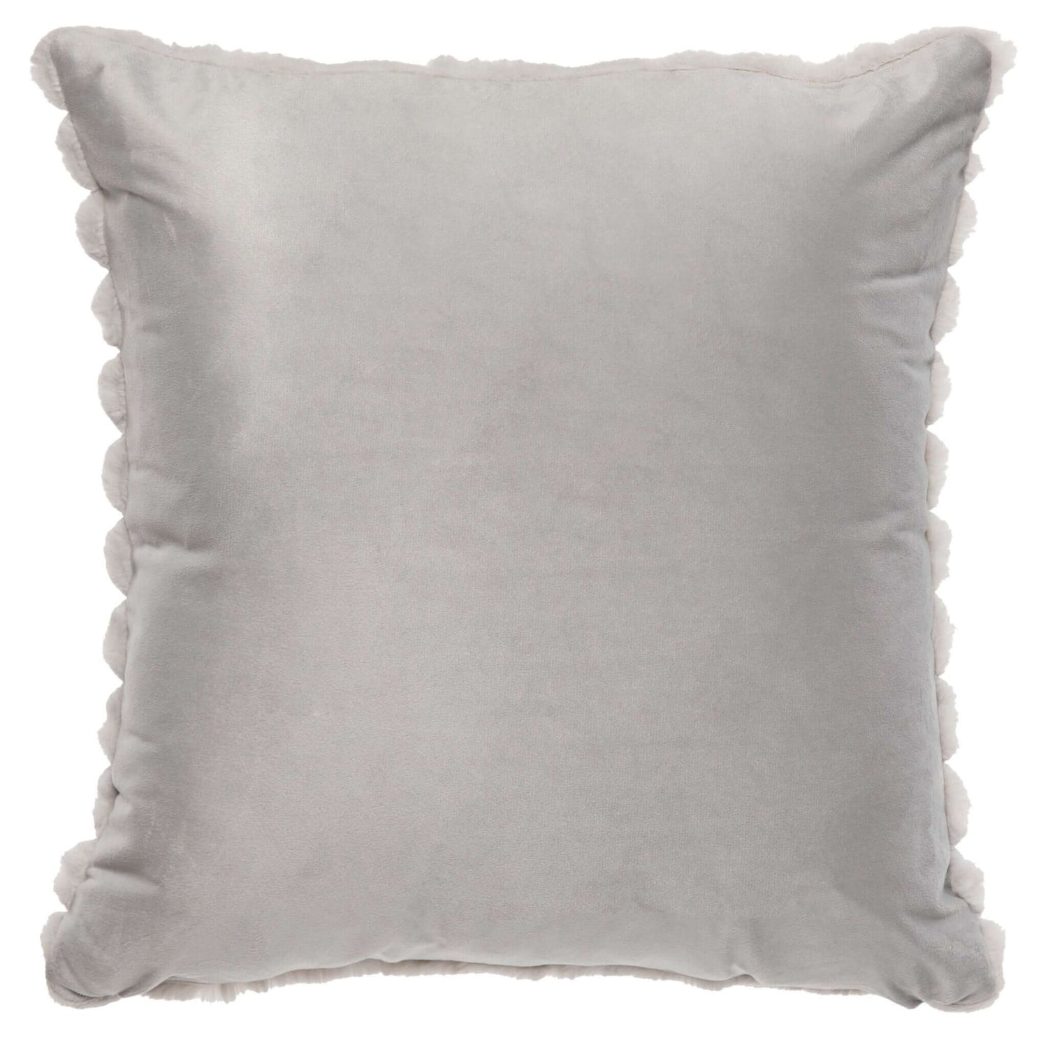 Coussin Raya ( Gris Argent )  ( 18''x 18'') - coussins Gouchee - Literie-Déco et moi 