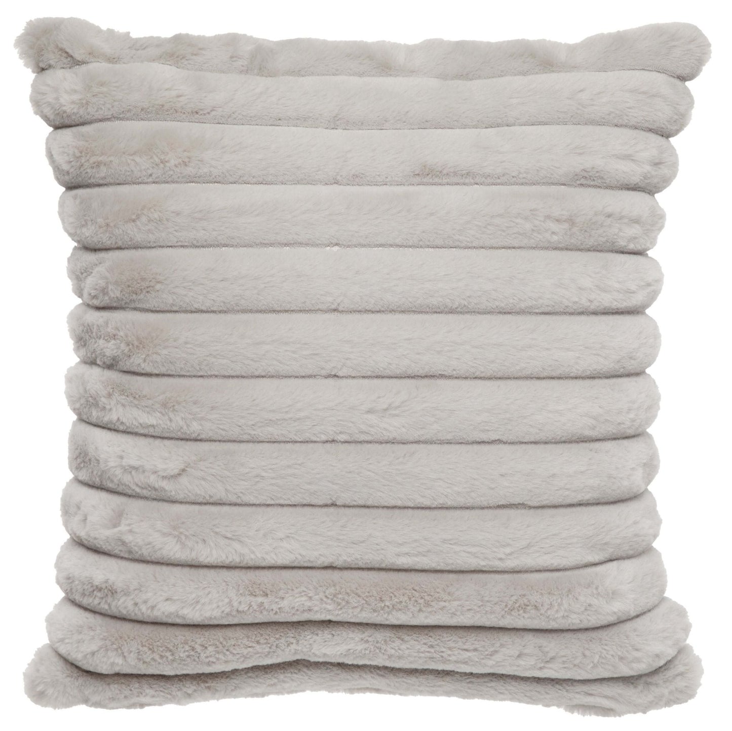 Coussin Raya ( Gris Argent ) ( 18''x 18'') - Literie - Déco et moi