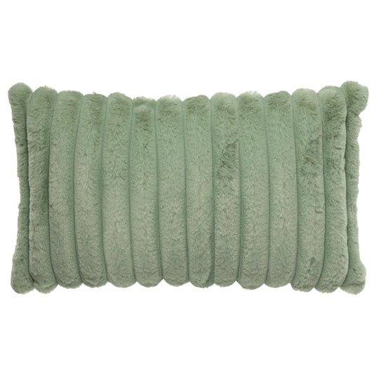 Coussin Raya ( Vert sauge ) ( 12'' x 20'') - Literie - Déco et moi