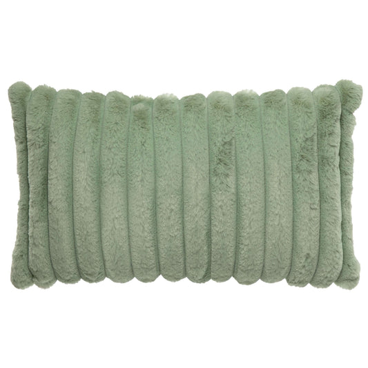 Coussin Raya ( Vert sauge )  ( 12'' x 20'') - coussins Gouchee - Literie-Déco et moi 