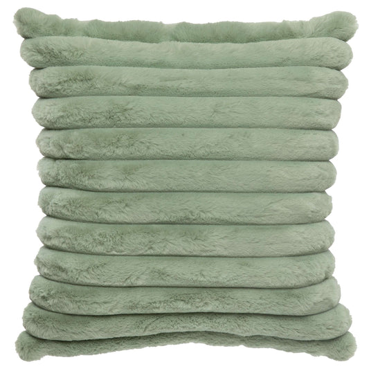 Coussin Raya ( Vert Sauge ) ( 18''x 18'') - Literie - Déco et moi