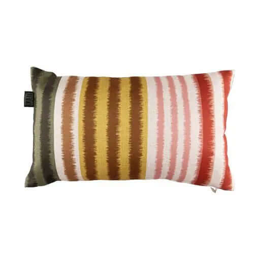 Coussin rectangulaire à rayures colorées Energize  ( 12'' x 20'')- Par Brunelli - coussins Brunelli - Literie-Déco et moi 
