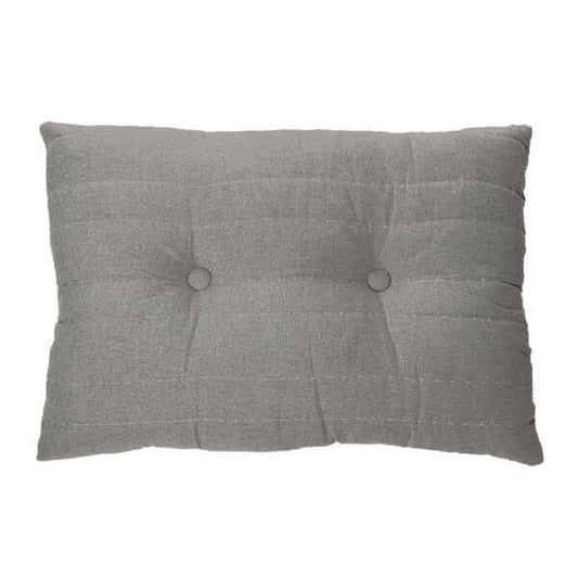 Coussin rectangulaire DUMPLING 16'' X 24''( Gris )- Par Brunelli - coussins Brunelli - Literie-Déco et moi 
