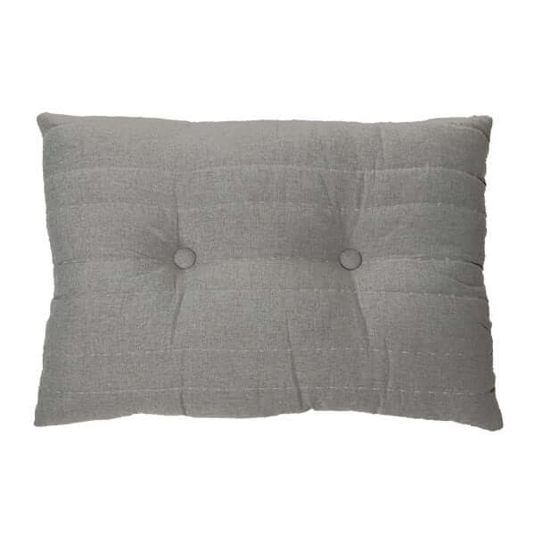 Coussin rectangulaire DUMPLING 16'' X 24''( Gris ) - Par Brunelli - Literie - Déco et moi