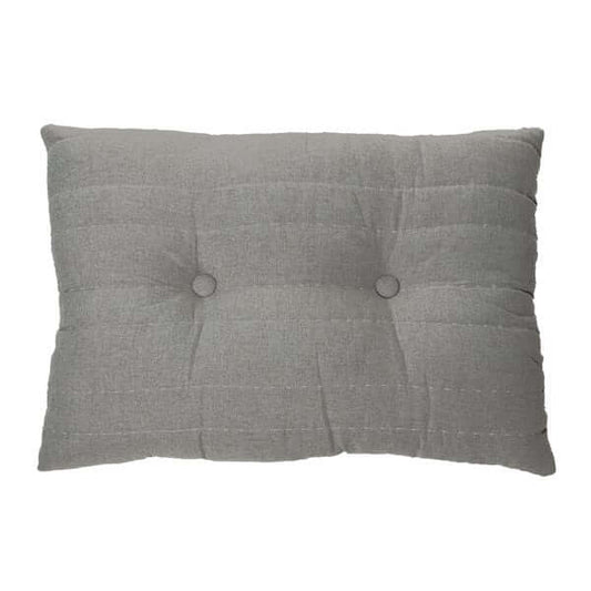 Coussin rectangulaire DUMPLING 16'' X 24''( Gris ) - Par Brunelli - Literie - Déco et moi