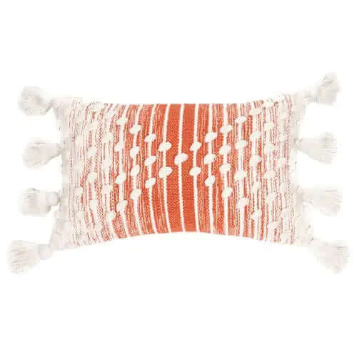 Coussin rectangulaire en tricot ROMY ( 14'' x 20'')- Par Brunelli - coussins Brunelli - Literie-Déco et moi 