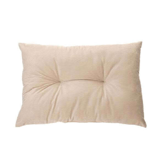 Coussin rectangulaire en velours côtelé naturel CORDUROY ( 16'' x 24'')- Par Brunelli - coussins Brunelli - Literie-Déco et moi 