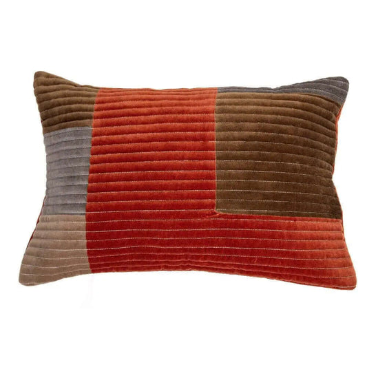 Coussin rectangulaire style rétro BOBINETTE- Par Brunelli - coussins Brunelli - Literie-Déco et moi 