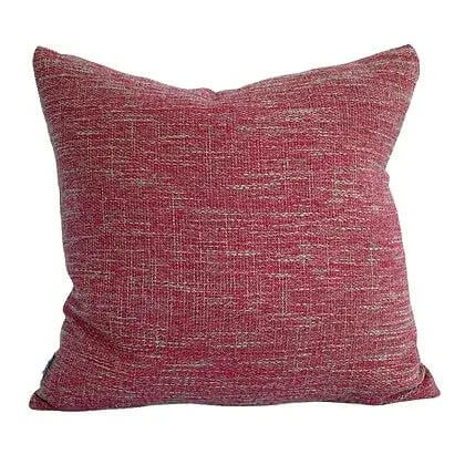 Coussin rouge LINEN ( 18''x 18'') - coussins Livia - Literie-Déco et moi