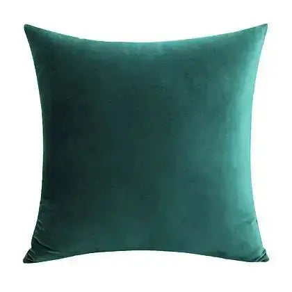Coussin sarcelle VELVET ( 12'' X 20'') ou ( 18'' X 18'') - Literie - Déco et moi