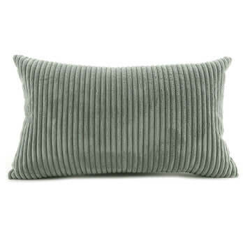 Coussin SHARA ( sauge ) ( 12'' x 20'') - Literie - Déco et moi