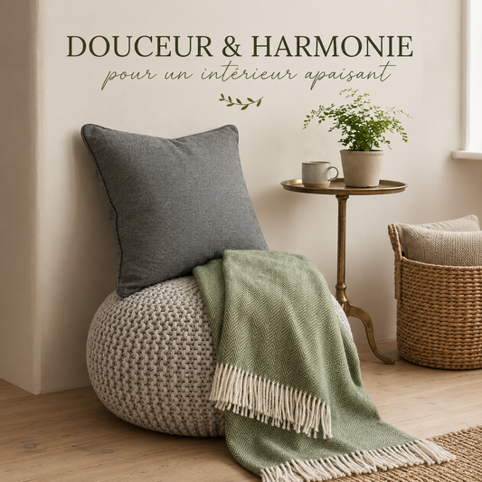 ( Fait au Québec ) - Coussin Charlie - Coussins Accent mode - Literie-Déco et moi