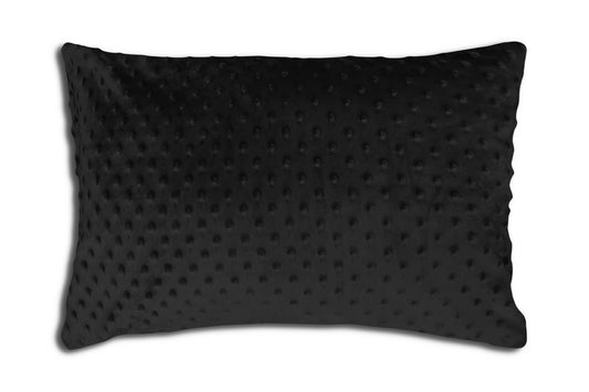 Coussins texture DOT ( Noir ) - Literie - Déco et moi