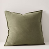 Coussin LINEN ( Vert ) 20'' x 20'' - coussins Livia - Literie-Déco et moi 