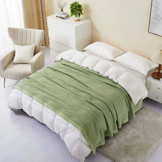 Couverture en coton gaufré EROS - Literie - Déco et moi