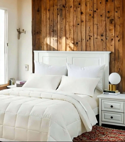 Couverture en duvet MIMOSA ( Blanc ) - Couvertures Literie & Déco et moi - Literie-Déco et moi 