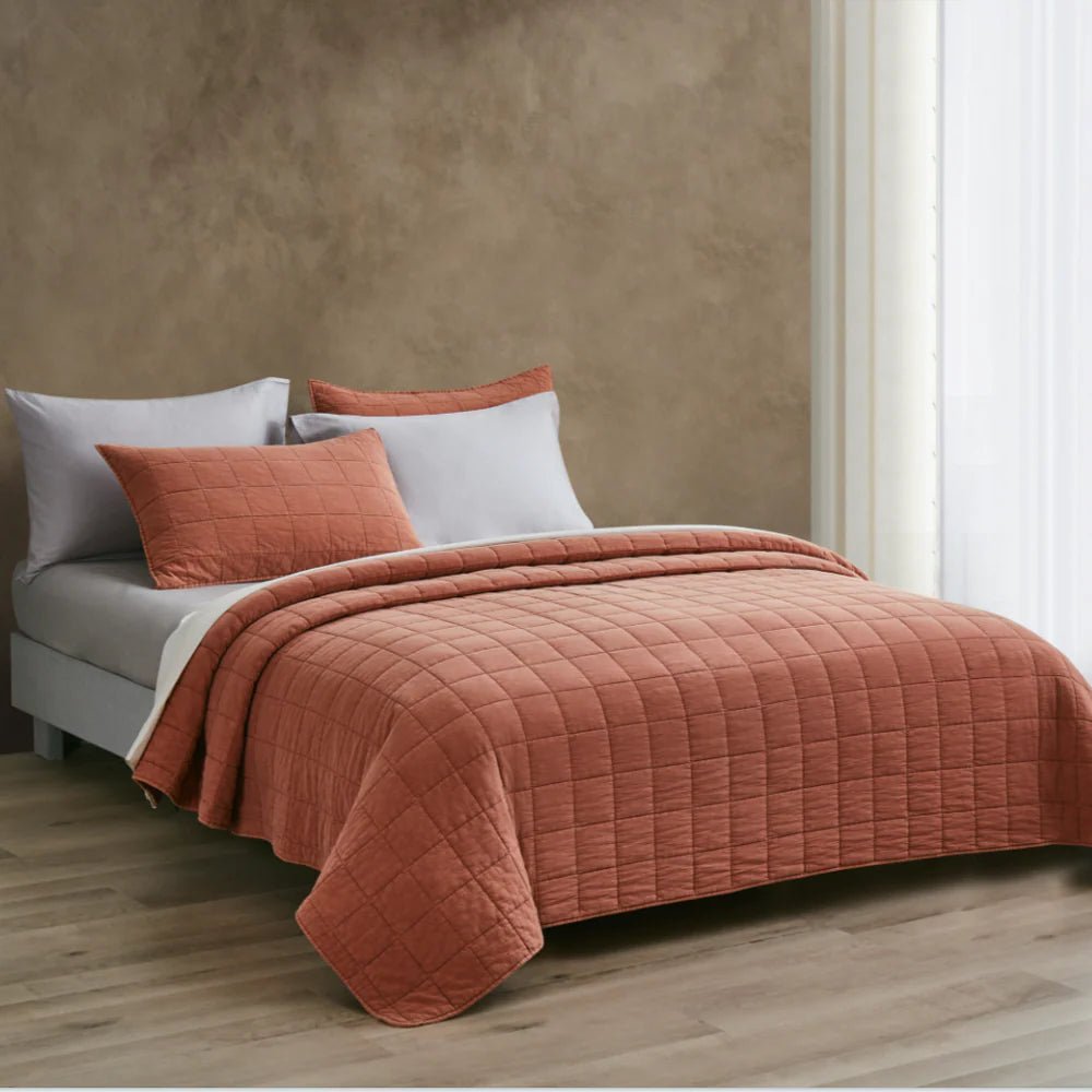 Couvre-lit Square ( Vert ) - Courtepointe Daniadown - $149.99! Literie-Déco et moi 