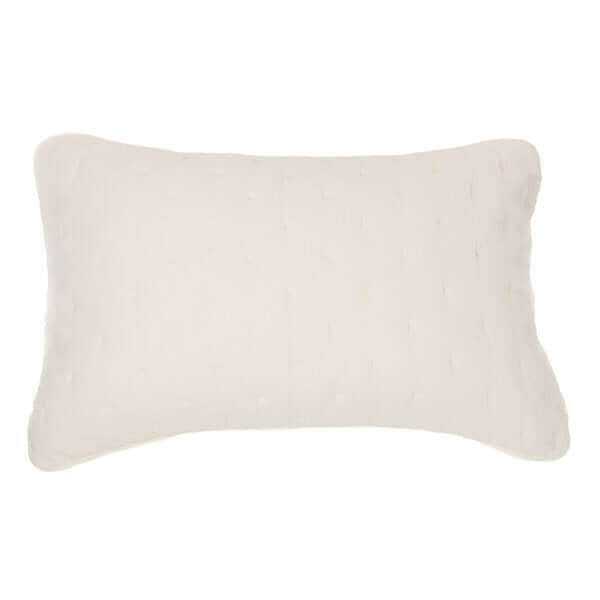 Couvre-lit uni crème MOUSSELINE- Par Brunelli - Courtepointe Brunelli - $35.99! Literie-Déco et moi 