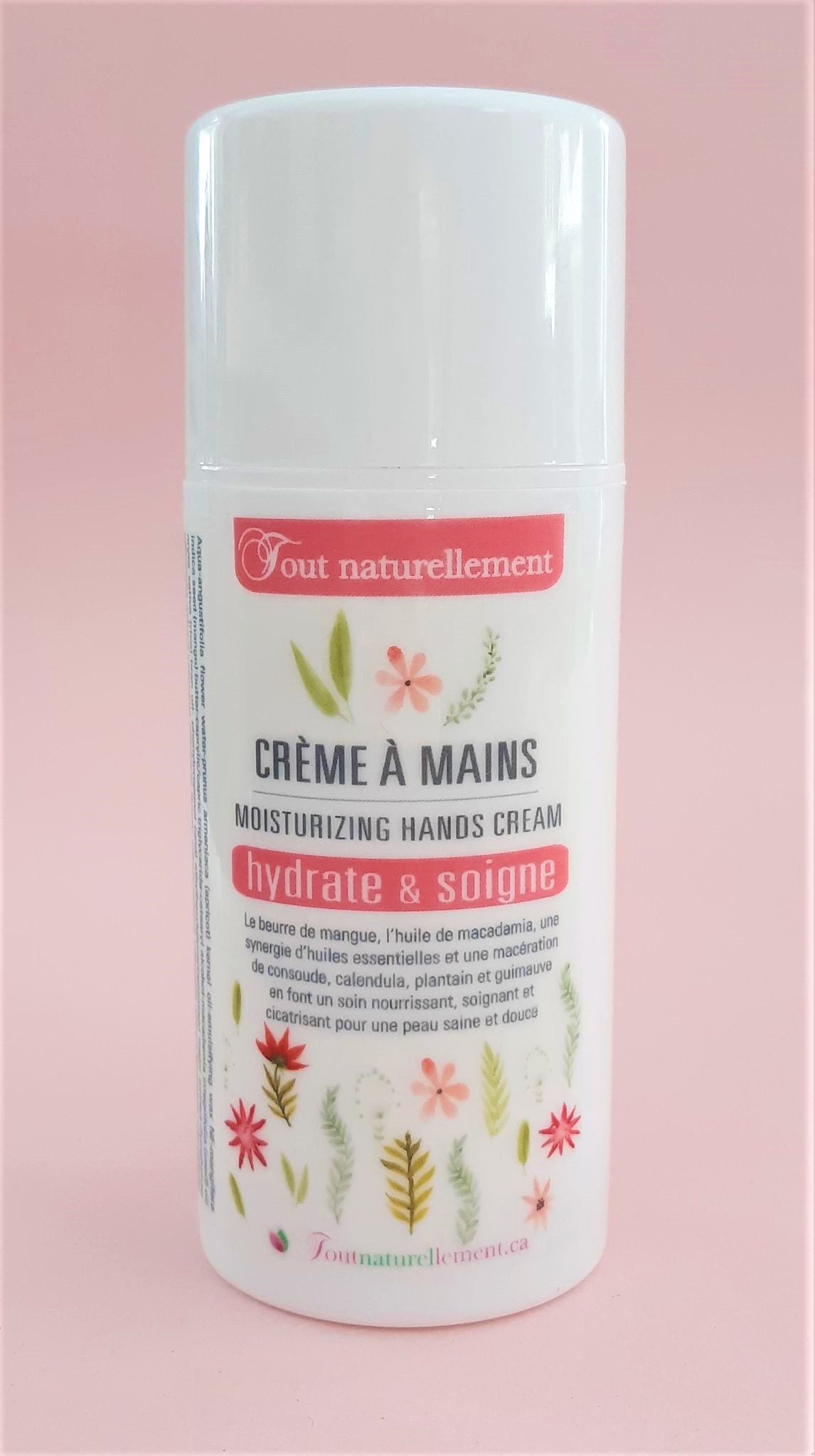 Crème à mains nourrissante et hydratante(100ml ) Crème mains  ,disponible chez Literie-Déco et moi 