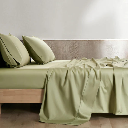 Ensemble draps en coton PIMA  ( 8 couleurs disponibles ) Draps  ,disponible chez Literie-Déco et moi 