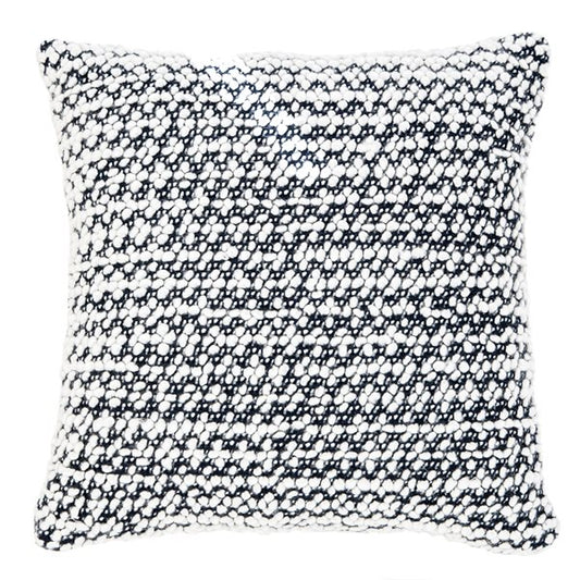 Coussin en tricot marine DITALINI ( 18'' x 18'')