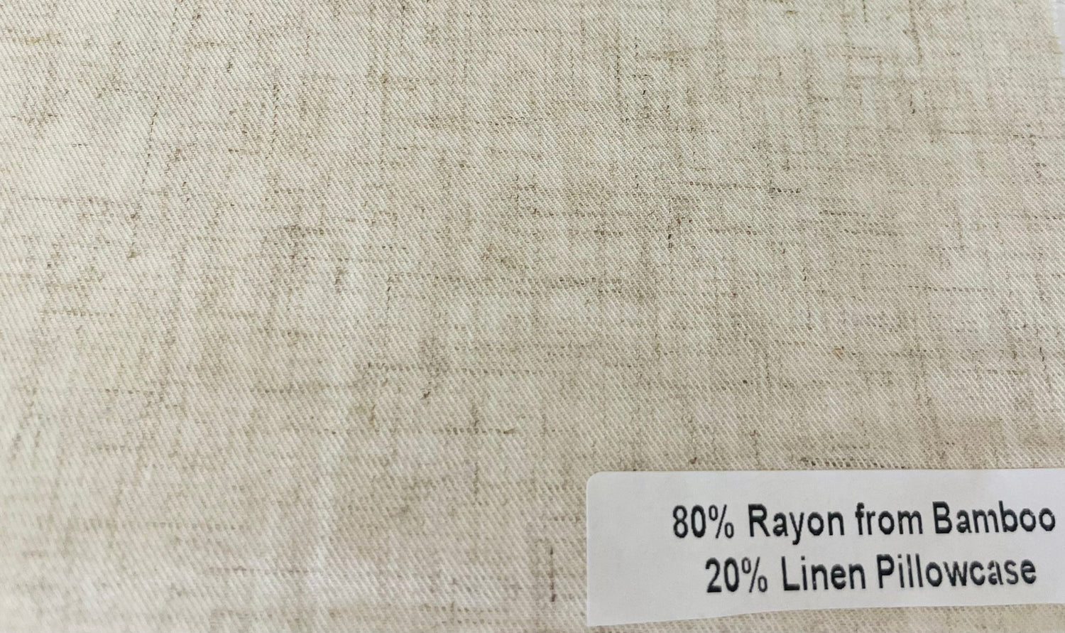 Drap-housse bambou /  Lin ( Naturel ) - Housse de couette Literie & Déco et moi - Literie-Déco et moi 