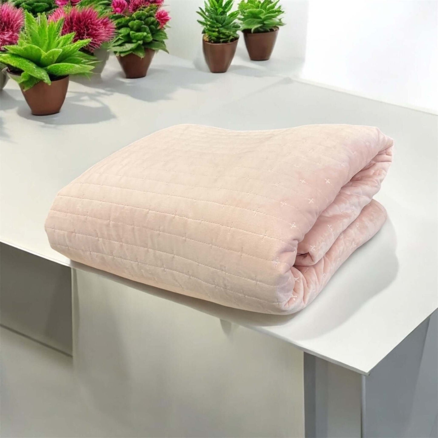 Ensemble courtepointe ROSE - Courtepointe Livia - Literie-Déco et moi 