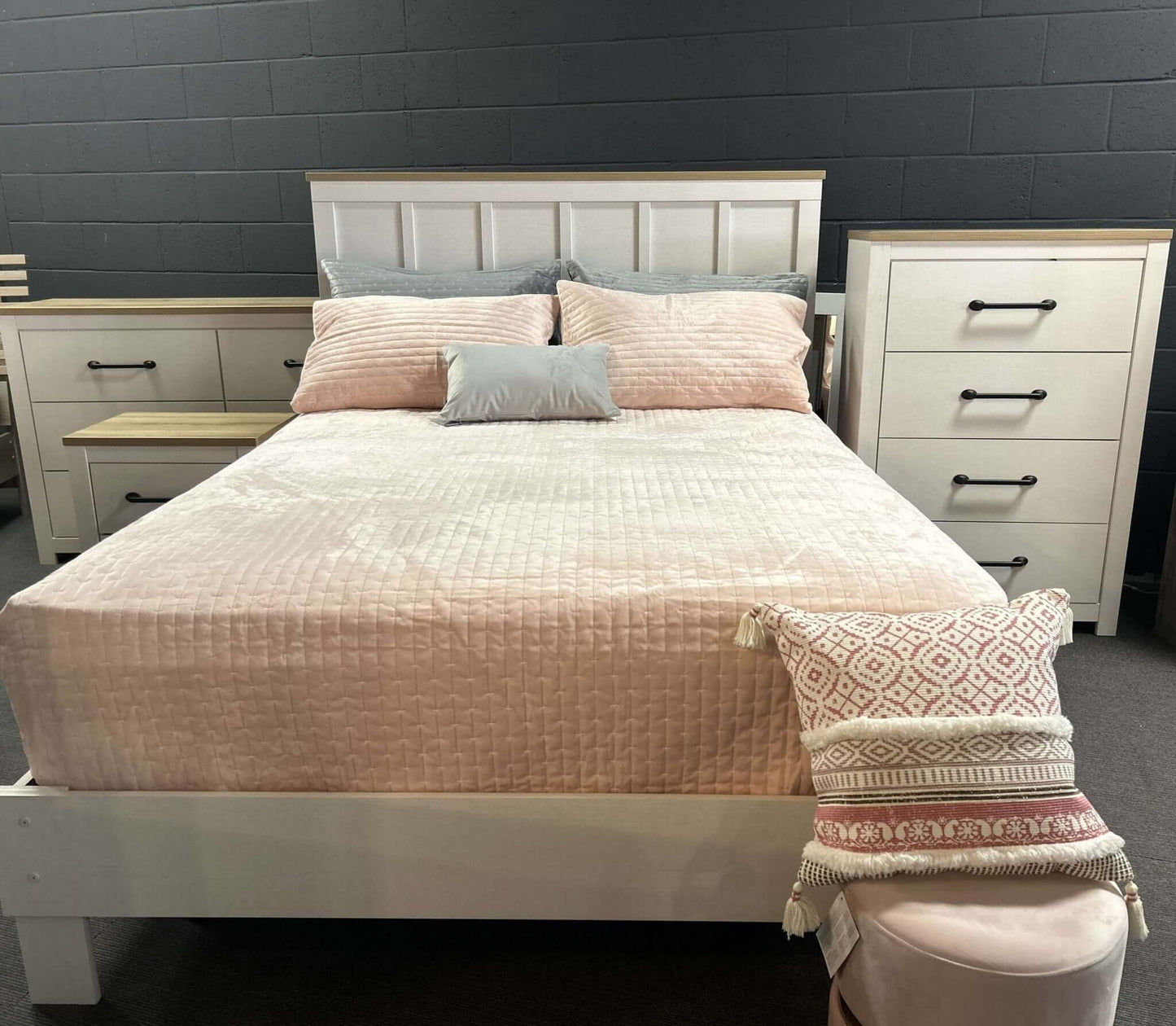 Ensemble courtepointe ROSE - Courtepointe Livia - Literie-Déco et moi 