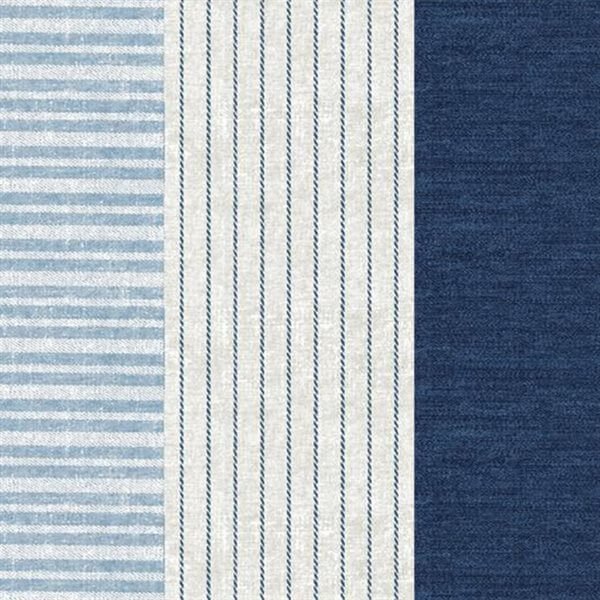 Ensemble de courtepointe à rayures GUILLAUME - Par Brunelli - Literie - Déco et moi