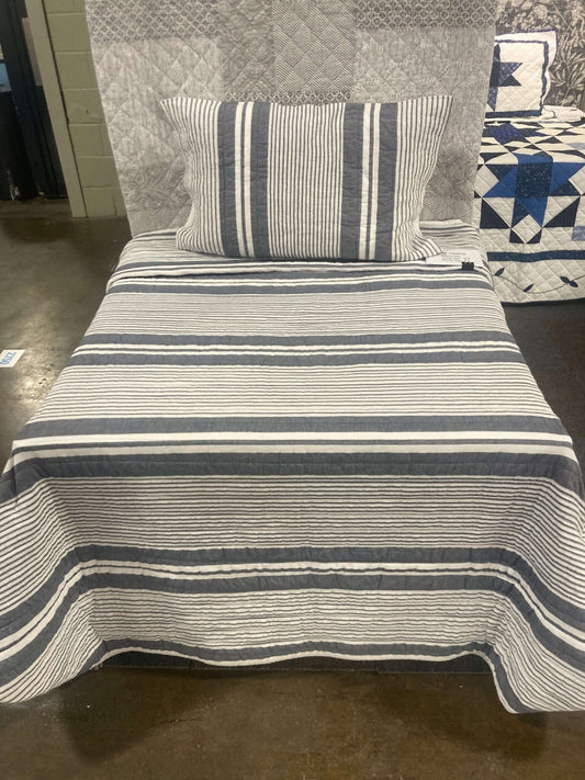 Ensemble de courtepointe ADMIRAL ( Jeté Admiral aussi disponible) - Courtepointe Literie-Deco & moi - Literie-Déco et moi 