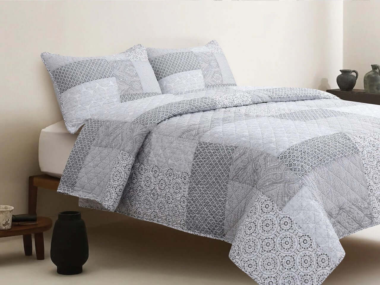 Ensemble de courtepointe ARTISAN ( Jeté Artisan aussi disponible) - Literie - Déco et moi