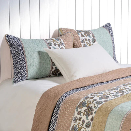 Ensemble de courtepointe imprimée KOMBUCHA- Par Brunelli (Livraison Printemps 2026) - Literie-Déco et moi