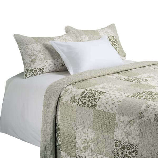 Ensemble de courtepointe MATCHA -Par Brunelli - Courtepointe Brunelli - $139.99! Literie-Déco et moi