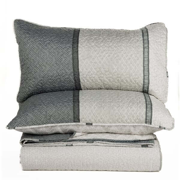 Ensemble de courtepointe moderne BAKO - Par Brunelli - Literie - Déco et moi