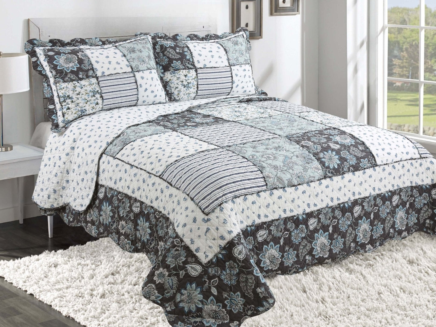 Ensemble de courtepointe PENCHANT ( Jeté PENCHANT aussi disponible) - Literie - Déco et moi