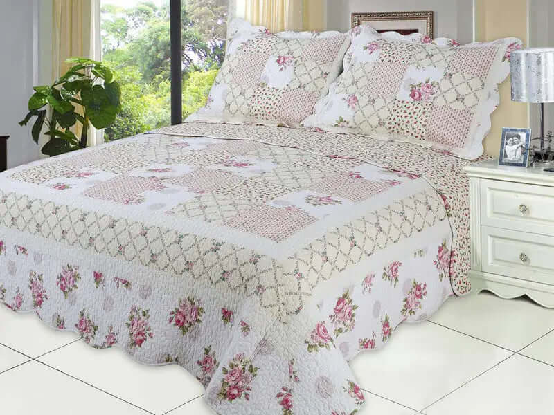 Ensemble de courtepointe Summer Breeze ( Jeté Summer Breeze aussi disponible) - Literie - Déco et moi