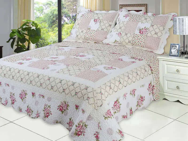 Ensemble de courtepointe Summer Breeze ( Jeté Summer Breeze aussi disponible) - Courtepointe Literie-Deco & moi - $199.99! Literie-Déco et moi 
