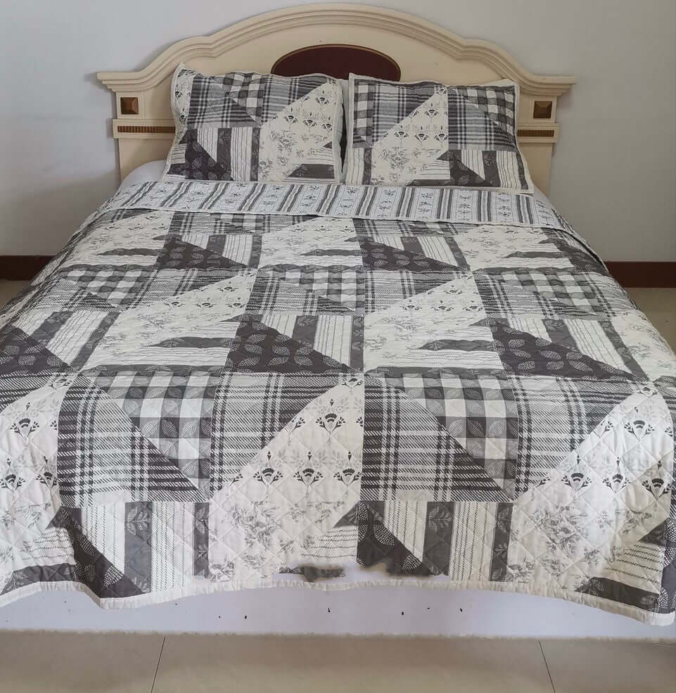 Ensemble de courtepointe Toledo ( Jeté Toledo aussi disponible ) - Literie - Déco et moi