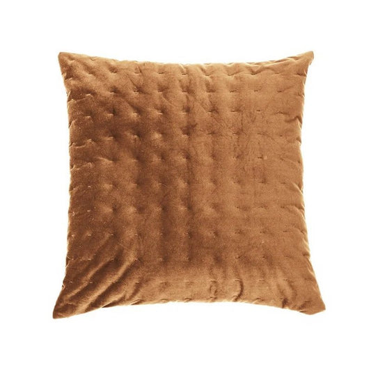 Ensemble de coussins en velours brun RIAD- Par Brunelli coussins  ,disponible chez Literie-Déco et moi 