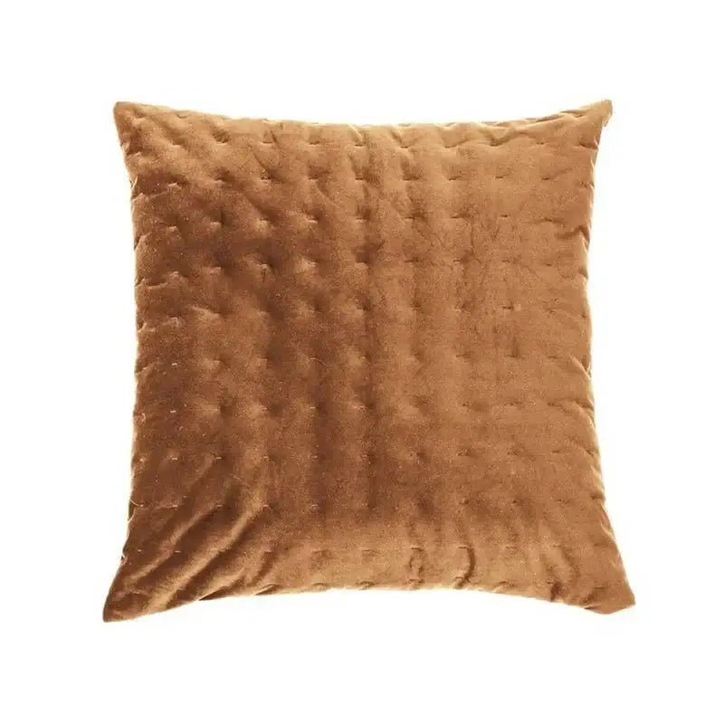 Ensemble de coussins en velours brun RIAD- Par Brunelli - coussins Brunelli - Literie-Déco et moi 