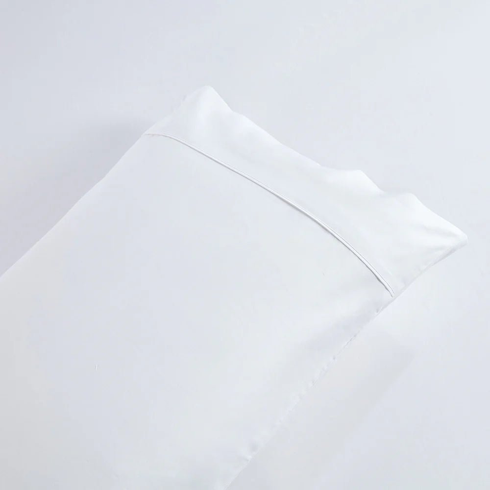 Ensemble de draps en coton biologique , 500 fils ( Blanc ) - Draps Literie & Déco et moi - Literie-Déco et moi 