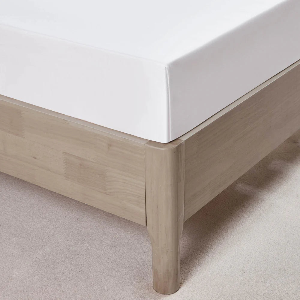 Ensemble de draps en coton biologique , 500 fils ( Blanc ) - Draps Literie & Déco et moi - Literie-Déco et moi 