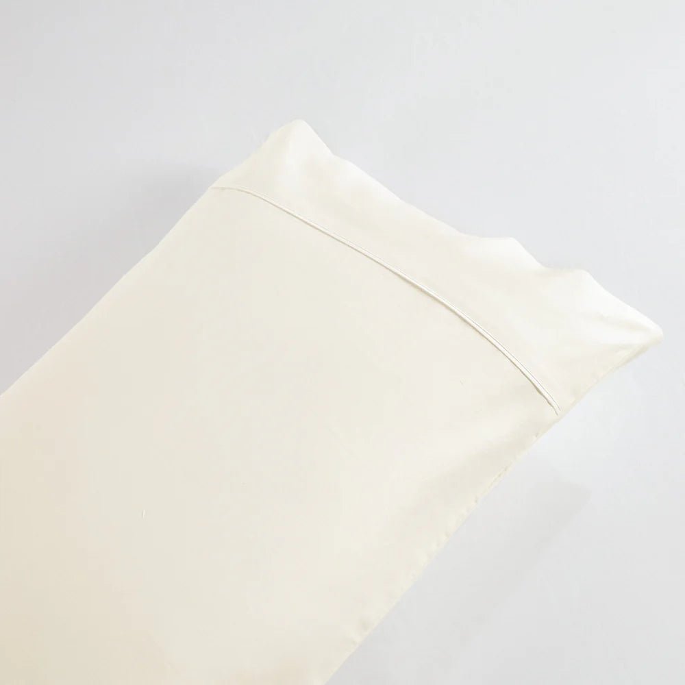 Ensemble de draps en coton biologique , 500 fils ( Crème ) - Draps Literie & Déco et moi - Literie-Déco et moi 